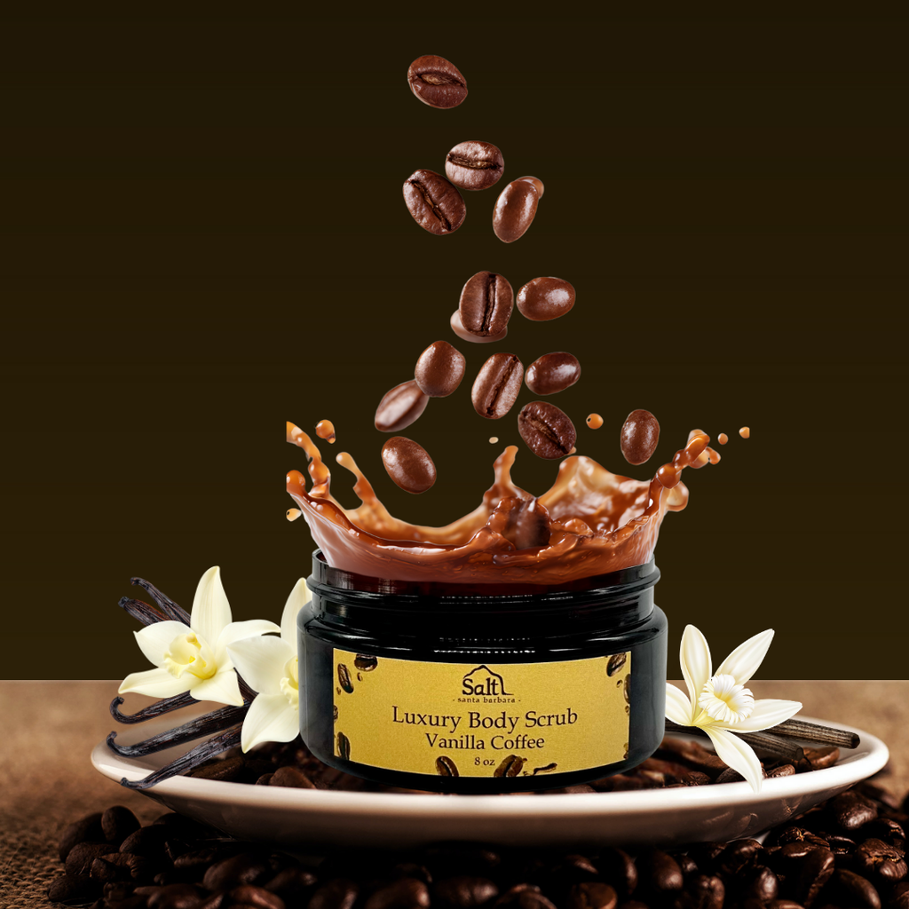 Luxury Salt Body Scrub Vanilla Coffee