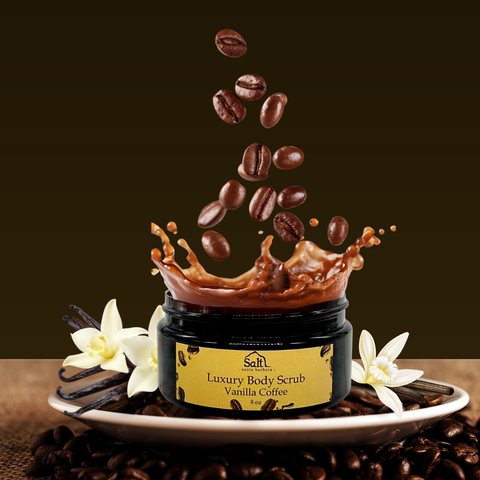 Luxury Salt Body Scrub Vanilla Coffee
